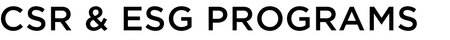 CSR & ESG Programs logo black